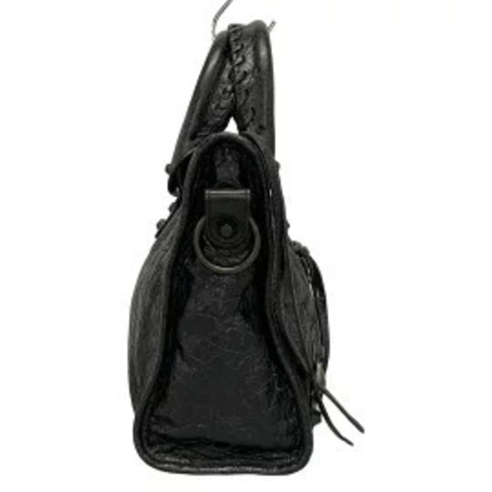 Balenciaga Le City Handbag Black Leather